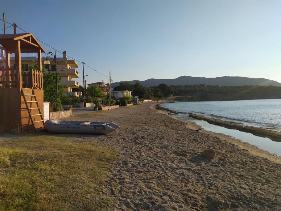 Modern Studio Next To The Sea! Pórto Ráfti Exterior foto
